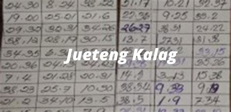 kalag ng jueteng